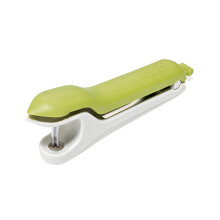 Joseph Joseph Tweezy 2-in-1 Cherry Olive Pitter and Strawberry Huller, Space Saving Storage, BPA Free