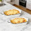 Lasagna Baking Dish Set, Ceramic Rectangular Dishes with Heat-Resistant Handles Hioph, Oven Safe, 2 Pack Diamond Pattern 4
