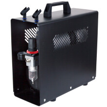 Fengda AS-186A Professional Airbrush Compressor/with Tank/Autostop 4Bar/Autostart 3Bar/Quiet/Oil-Free