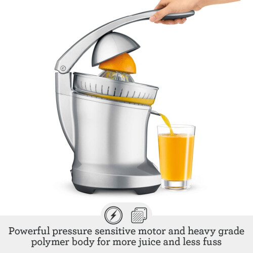 Sage Sage - The Citrus Press - Quiet Automatic Juicer, Silver 1