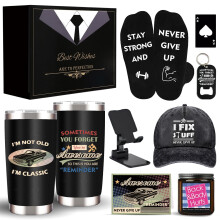 Zyphoria Birthday Gifts for Mens Who Have Everything, Gift Baskets for Men Dad Husband Brother Boyfriend Unique, Funny Him Grandpa Uncle Father Prese