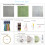 Zeeorymn Embroidery Kit for Beginners,3-Pack Embroidery Starter Kit Including 31 Stitches Learning Step-by-Step Guide, Including Pre-Patterns, Thread 2