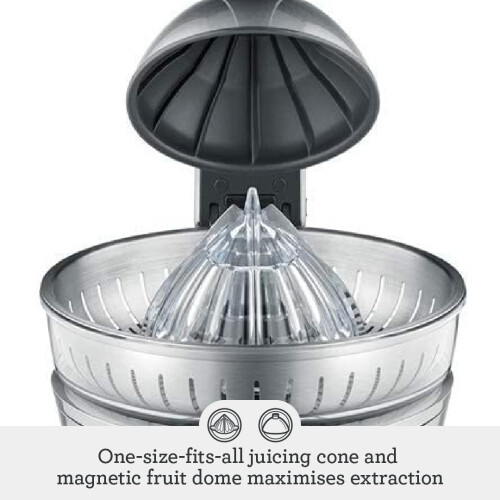 Sage Sage - The Citrus Press - Quiet Automatic Juicer, Silver 2