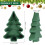 Operitacx Christmas Tree Silicone Baking Mould Pan Kitchen Bakeware Tools for Chocolate Cake, Ice, Baking Cake, Pudding, Muffins 3