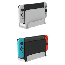 Sarini Game Console Wall Bracket for Nin-tendo Switch Metal Wall Mount Bracket with Hook for Switch Handles