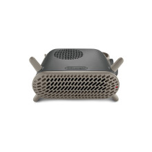 De'Longhi Capsule Fit HFS70B24.GY, Fan Heater, Quiet Heater with Functional Design, Vertical and Horizontal Positioning, Safety Thermostat, 3 Fan Set