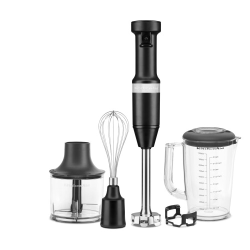 KitchenAid KitchenAid HAND BLENDER WITH ACCESSORIES - Matte black 5KHBV83BBM