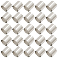 Hoypeyfiy 15 Pcs Stainless Steel Mini Cake Mould with Smooth Edge Round Mousse Rings, 2 Inch for Mini Cakes Cookies Sushi Rice Rolls for Home Kitchen