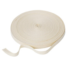 50Meters Cotton Twill Tape Ribbon 54.7Yards Soft Natural Herringbone Webbing Tape Roll Twill 1/2 Inch Wide Beige Linen Fabric Ribbon Bias Book Bindin