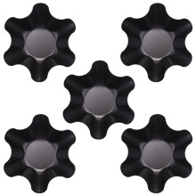 Dovhmoh Non-Stick Fluted Tortilla Shell Pans Taco Salad Bowl Makers, Non-Stick Carbon Steel, Set Of 4 Tostada Bakers