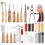 52 Pcs Leather Tools Set with Instruction, Leather Groover, Punch Tools, Waxed Thread for Sewing and Making 2