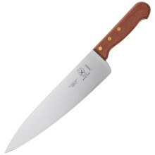 Mercer Culinary Praxis 10-Inch Chef Knife, Rosewood Handle, Stainless Steel, Brown