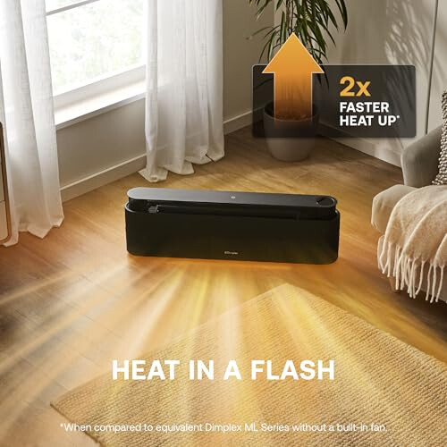 Dimplex Dimplex DXBC22 ThermaIQ Smart WiFi Baseboard Convector Heater - Black 2