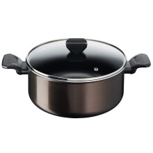 Tefal Easy Cook & Clean B5544602 Cooking Pot 24 cm (4.7 L) with Lid Suitable for All Heat Sources Except Induction