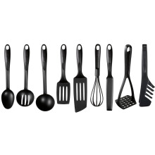 Tefal Bienvenue K001S925 Spatula Set, 9 Pieces, Preparing, Cooking, Serving, Heat-Resistant, Dishwasher Safe, No Scratch