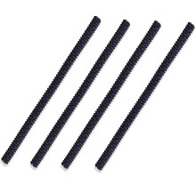 4PCS Silicone Oven Rack Protectors Heat Resistant Protection Toaster Baking Edge Shields Prevent Burns