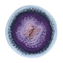 Scheepjes Cotton Whirl (1000m) Fingering Weight Yarn - Soft and Breathable, for Knitters and Crocheters, 722 Forest Fruit Juice, 1 x 226g