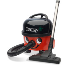 Numatic Henry A1 Bagged Cylinder Vacuum Cleaner plus Kit A1, Red/Black (Renewed)
