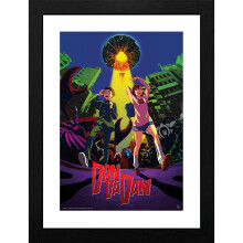 Dan Da Dan Cow Abduction 30 x 40cm Framed Collector Print