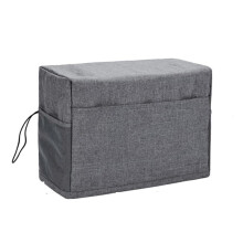 Namvo Sewing Machine Cover with Pockets, Dust Cover Compatible with Most Standard Sin-ger and Bro-ther Sewing Machine, Grey