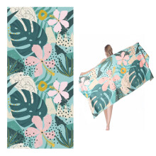 Beach Towel, 180 * 80CM Large Extra Quick Drying Double Sided Fleece Towels Microfibre Beach Towels for Adults Swimming Towel Perfect for Travelling,