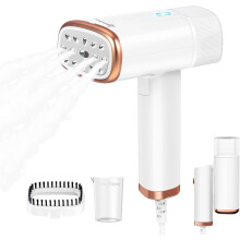 Handheld Travel Clothes Steamer - Portable 20s Fast Heat-Up Wrinkle Remover with Brush, Detachable 120ml Water Tank & Anti-Leak Design - Lightweight