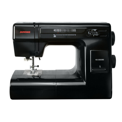 Janome Janome HD3000BE Sewing Machine, Metal, Black
