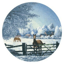 Hard Frost - 14 count Aida - Cross Stitch Kit
