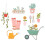 Sizzix Thinlits Die Set 23 Pack 664379 Garden Shed by Sophie Guilar; Ideal for Card Making. 1