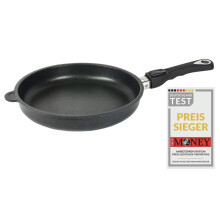 AMT Gastroguss Lotan AMZN-I-528-Z20B Frying Pan 28 cm Diameter 5 cm High Removable Handle Suitable for Induction Cookers Non-Stick Coating Cast Alum