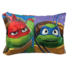 Nickelodeon Teenage Mutant Ninja Turtles Good Fight 1 Pack Reversible Pillowcase - Double Sided Pillow Cover, Kids Super Soft Bedding