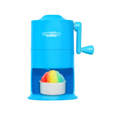 Hawaiian Shaved Ice Mini Snow Cone Machine - Portable Countertop Ice Shaver with No Slip Base - No Electricity Needed - Ice Cup Included - Lightweigh