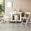 Extendable Dining Table Set, Drop Leaf Dining Table With 4 Chairs, Solid Wood Kitchen Table, Space Saving Compact Folding Dining Room Table, for Home 7