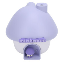 Luocute Mini Mushroom House Humidifier, Personal Portable Cute Desktop Humidifier with Colorful Gradient Light, Silent Operation, 300ml Water Tank fo