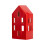 REMEMBER Tealight House Red Dolomite 17 x 7 cm 1