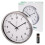 Hama DCF Java Radio-Controlled Wall Clock, Ø 35 cm, silver 1