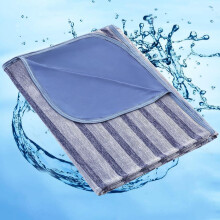 Luxear Cooling Throw Blanket Breathable Summer Blanket for Bed 220 x 240 cm, Blue