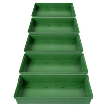 Amosfun 5pcs Flower Arrangement Supplies Foam Trays for Flower Arrangements Plastic Foam Tray Arranging Pin Plate for Wedding Party Decorations