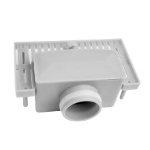 ACESOME Shower Drain Siphon, Odour Stop & Hair Catcher, 35 mm Shower Drain Smell Stopper, Plastic Drain Pipe for Shower Room Floor Drains, Toilets, K