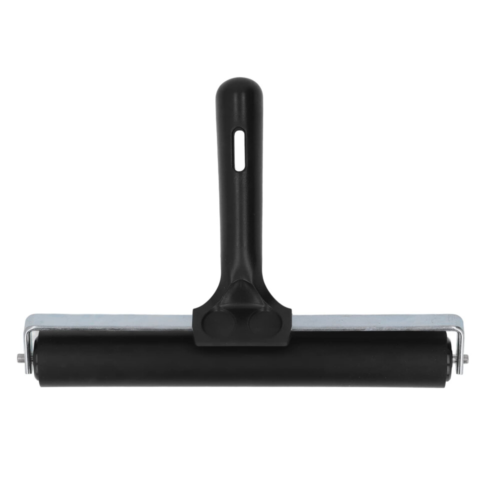 20Cm Soft Rubber Brayer Roller For Printmaking And Painting, Large Coverage, Ergonomic Grip 9113335609495