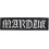 Marduk - Logo patch/patch, black metal 1