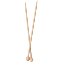 ChiaoGoo Single-Point. Needle Bamboo 23cm 8.00mm NTRL - 1pc