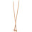 ChiaoGoo Single-Point. Needle Bamboo 23cm 8.00mm NTRL - 1pc 1