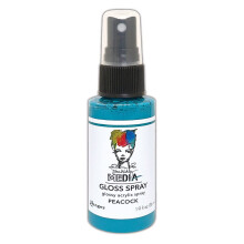 Dina Wakley Media Gloss Sprays 2oz-Peacock