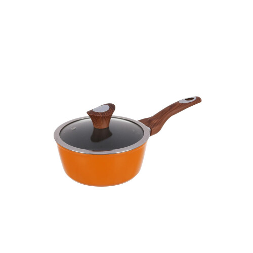 Saucepan 18 cm orange Kolors with lid 1