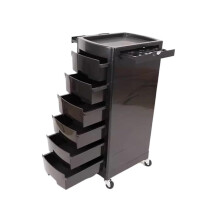 MYUYEE Hairdressing Trolley on Wheels Salon Trolley With 6 Drawers Hairdresser Beauty Storage Trolley Hair Salon Trolley Storage Cart For Beauty Ta