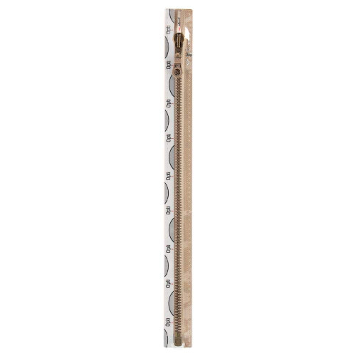 Opti Zip Fastening, #00886 Brown, 60 cm