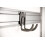 Phoenix Phoenix Hanging Rail for Hooks, Metal, Silver, 1.5x60x10.4 cm 2