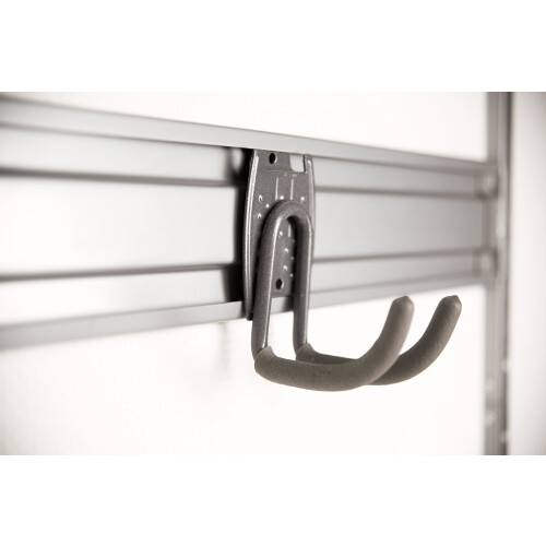 Phoenix Phoenix Hanging Rail for Hooks, Metal, Silver, 1.5x60x10.4 cm 1