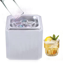 XCSCUK Glass Cooler, Stainless Steel LED Cocktail Glass Freezer, Instant Cup Cooler for Bars, Restaurants, Kitchens